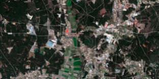 Mapa de localização da Germiplanta em Aroeira, Leiria